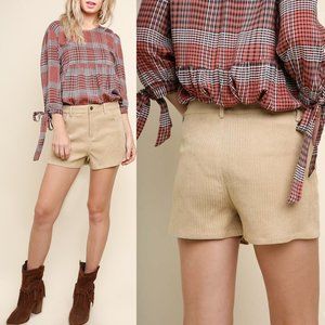Beige Corduroy Shorts {Umgee}